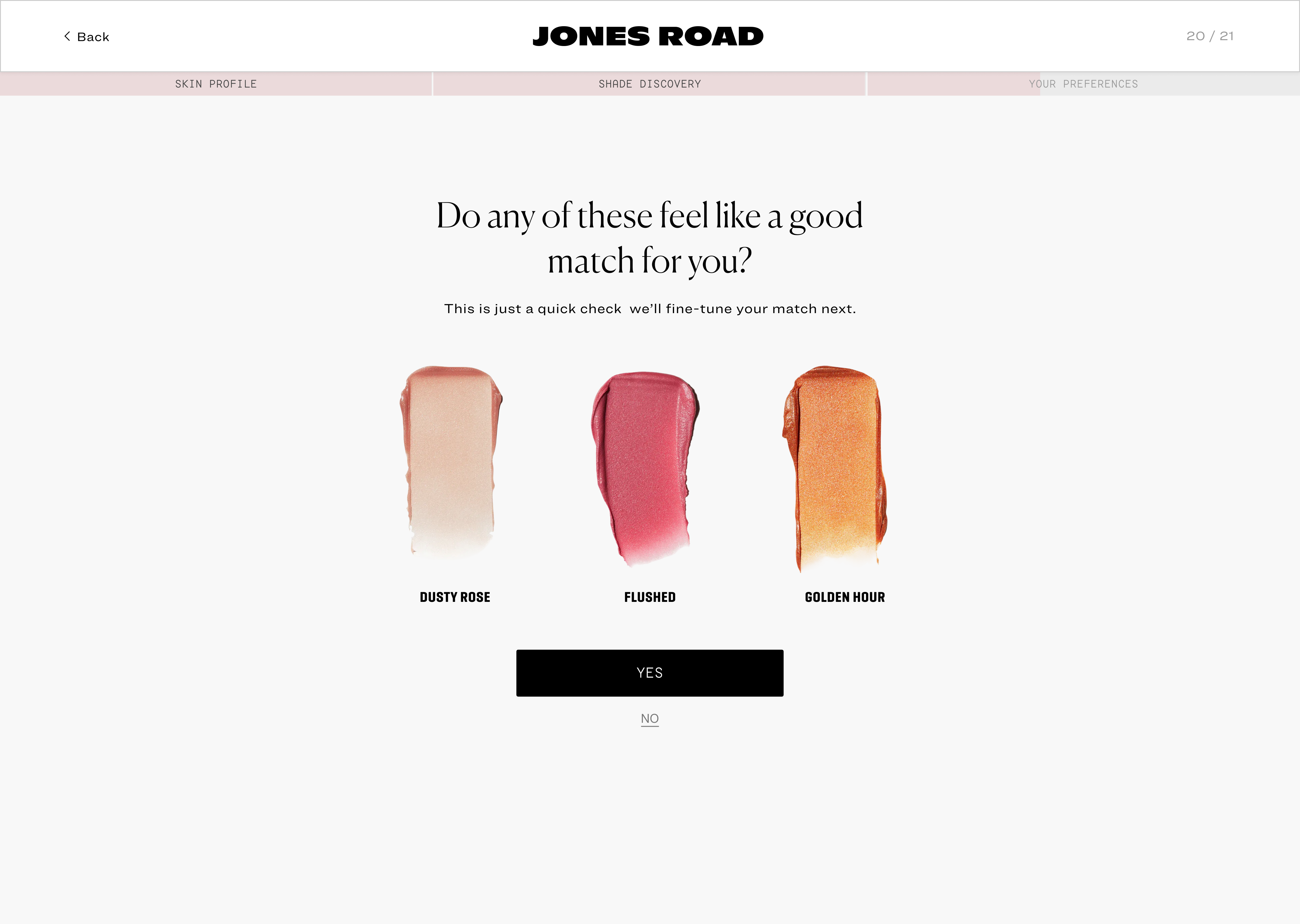 product match desktop